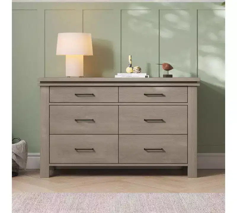 Child Craft Denman Crib, Dresser and Chest Nursery Set, 3-Piece, Includes 4-in-1 Convertible Crib, Dresser and Chest