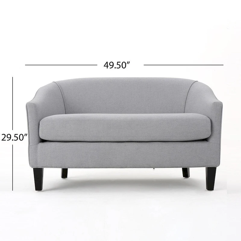 Justine Fabric Loveseat by Christopher Knight Home