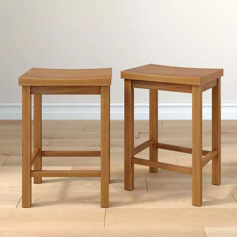 Stool Counter Height, (24in) - 2 pack
