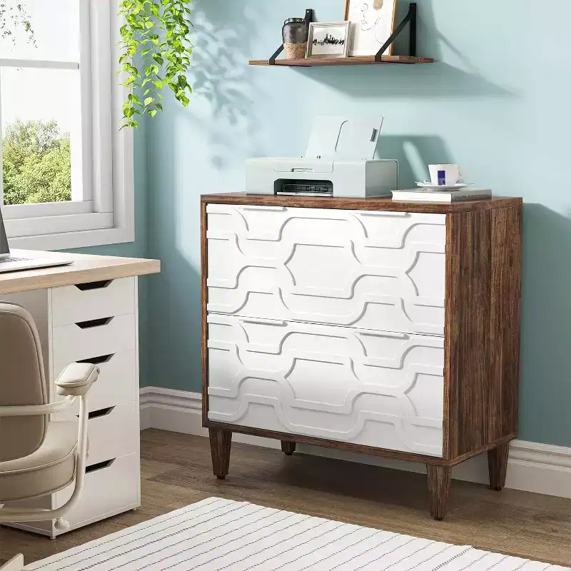 2 Drawer Lateral File Cabinet, Office Filing Cabinet