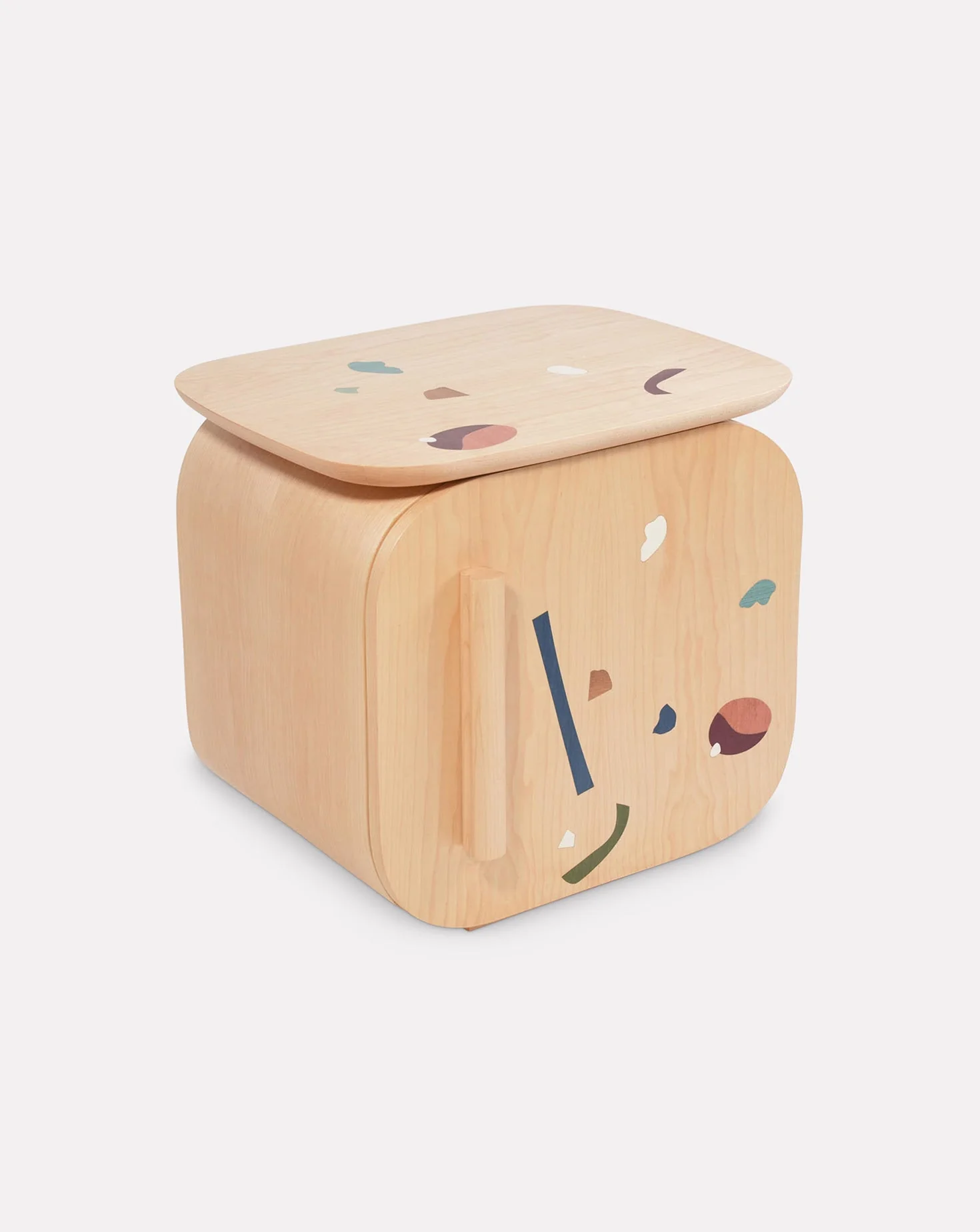 Wood Nightstand Cabinet