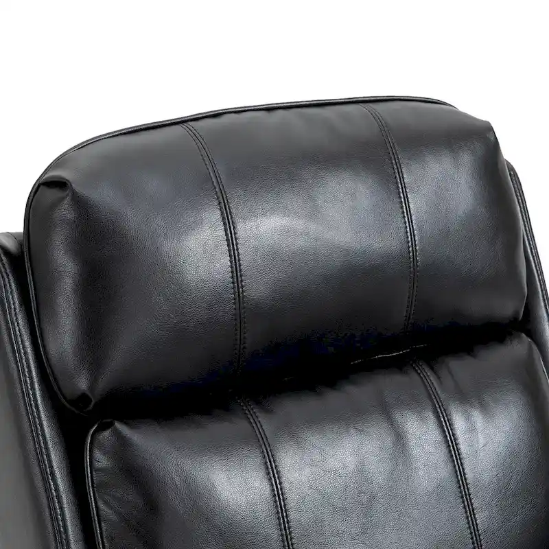 Clihome Faux Leather Elderly Power Lift Recliner Chair with Massage
