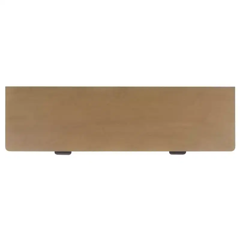 2-Door TV Stand | Desert Brown / Matte Black / Natural | Fits up to 43