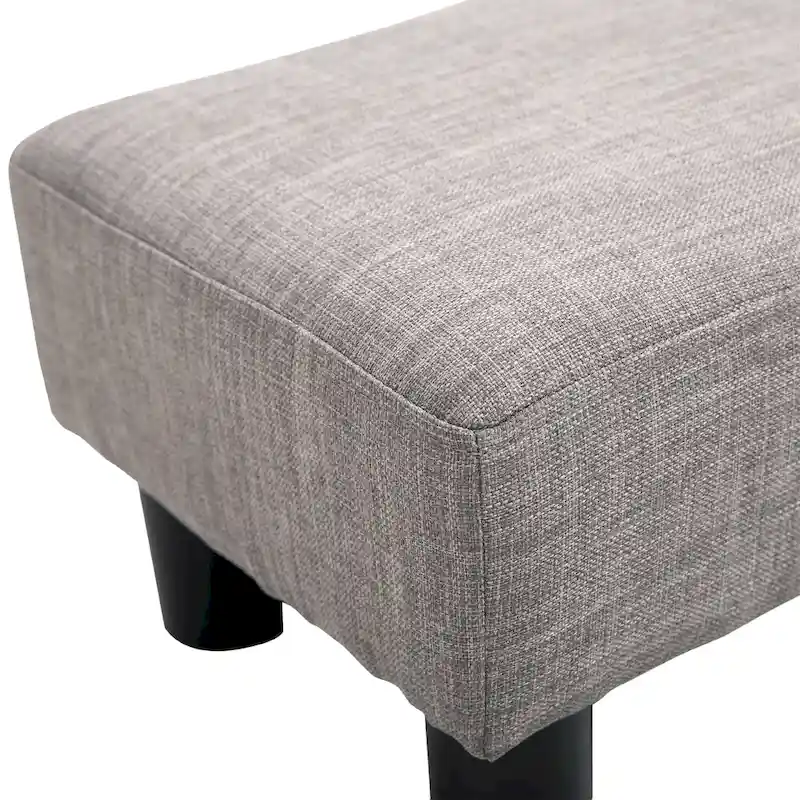 Copper Grove Chaparro Modern Linen Footrest Ottoman