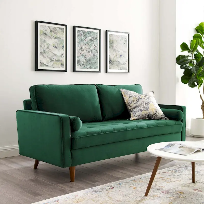 Talby Velvet Sofa