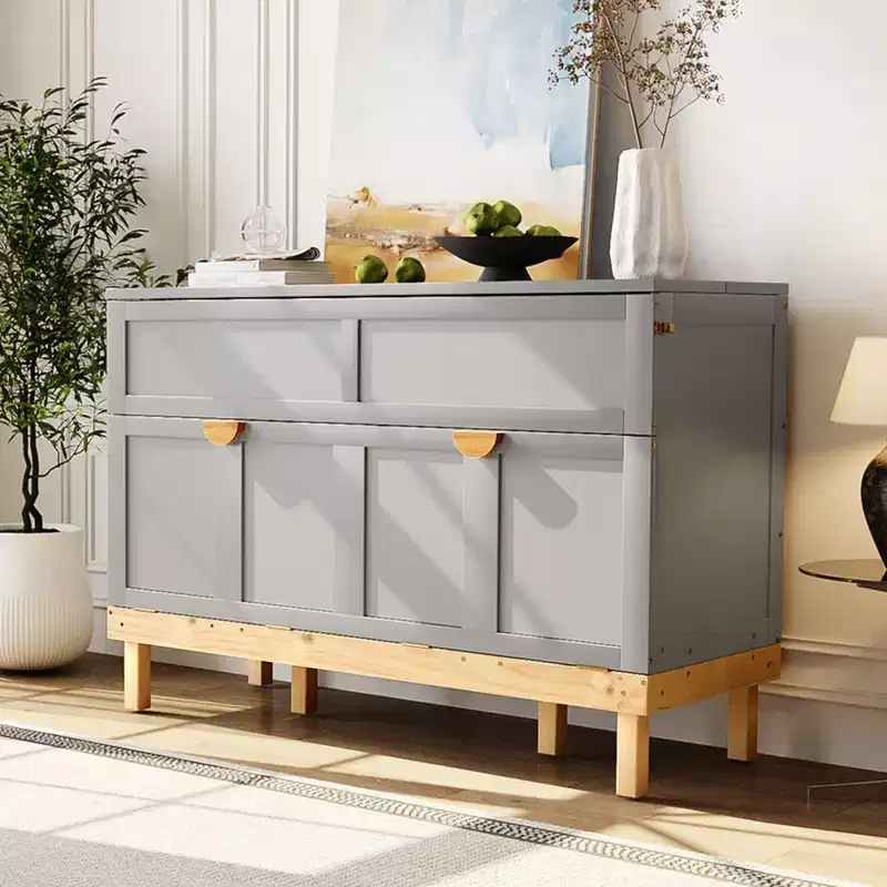 Queen Size Murphy Bed, Space-Saving Wall Bed with Durable Construction