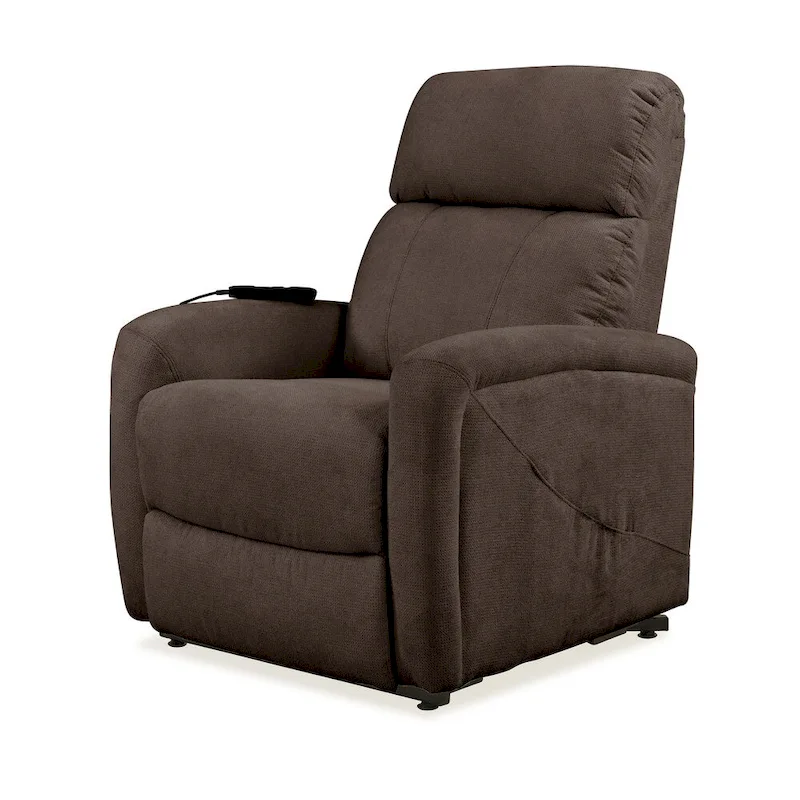 Copper Grove Jessie Brown Chenille Power Recline and Lift Chair
