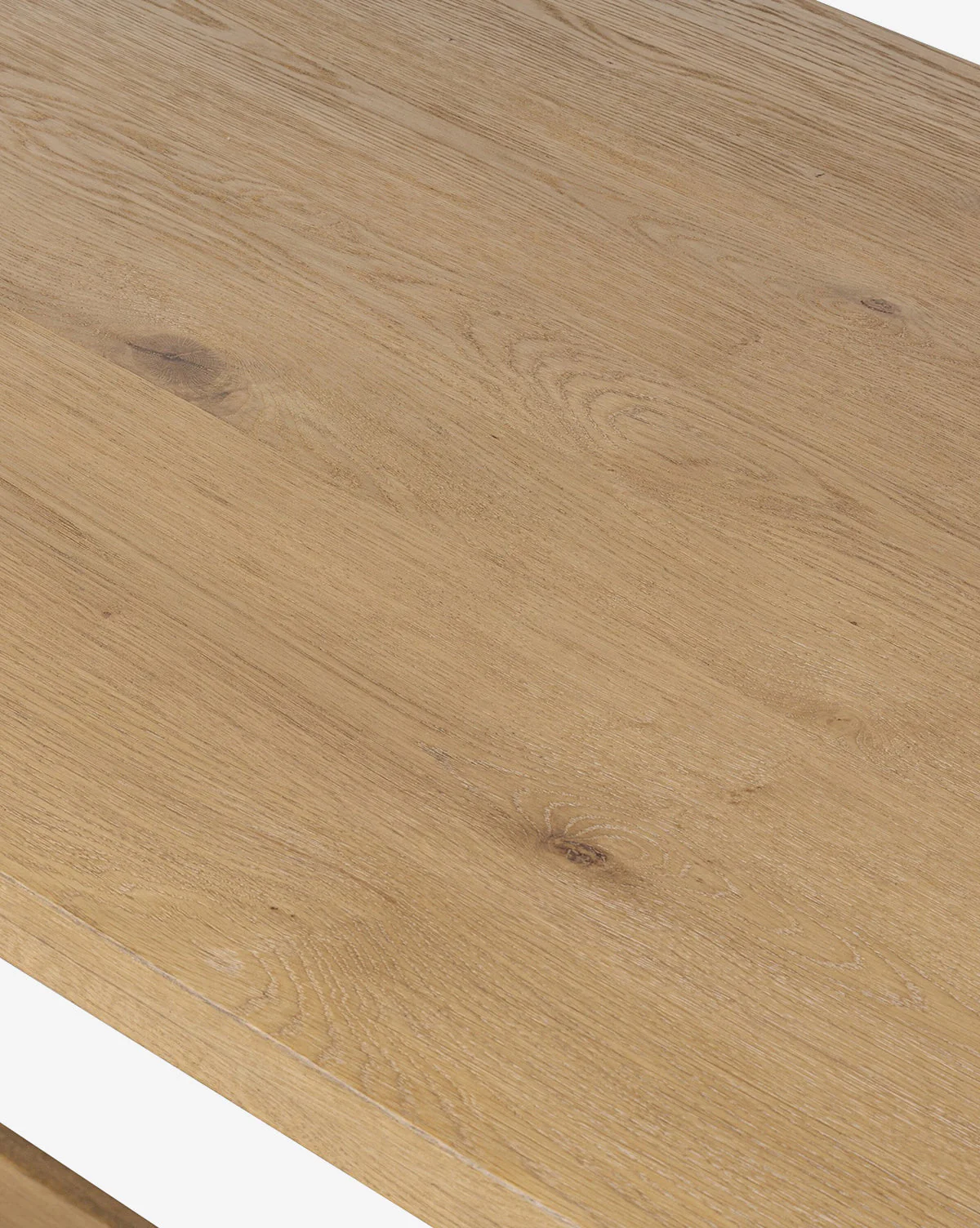 Modern Acacia Extension Dining Table with Walnut Finish & Iron Detailing for Dining Room