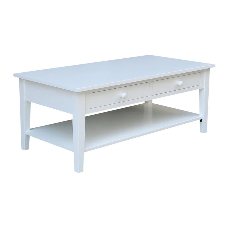 Modern Luxurious Nightstand with 2 Drawers