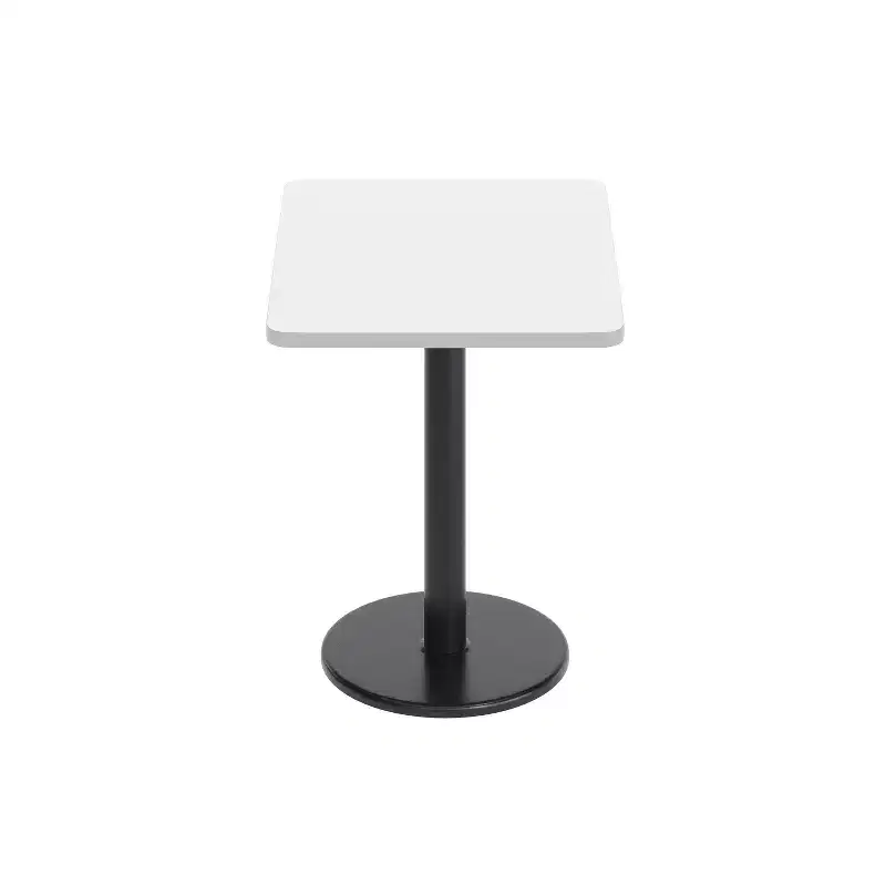 Flash Furniture 24'' x 30'' Rectangular Laminate Table Top with 18'' Round Table Height Base
