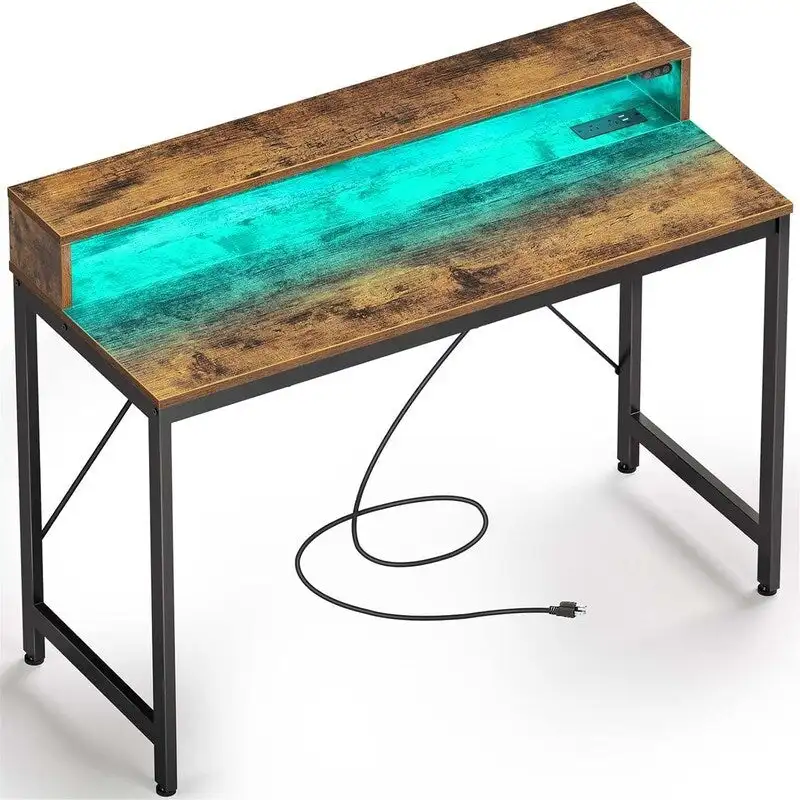 Computer Desk 39 inch with LED Lights