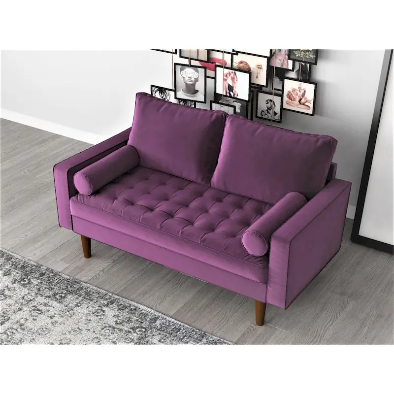 US Pride Lopez Mid-century Loveseat