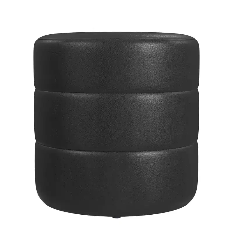 Round Upholstered Ottoman