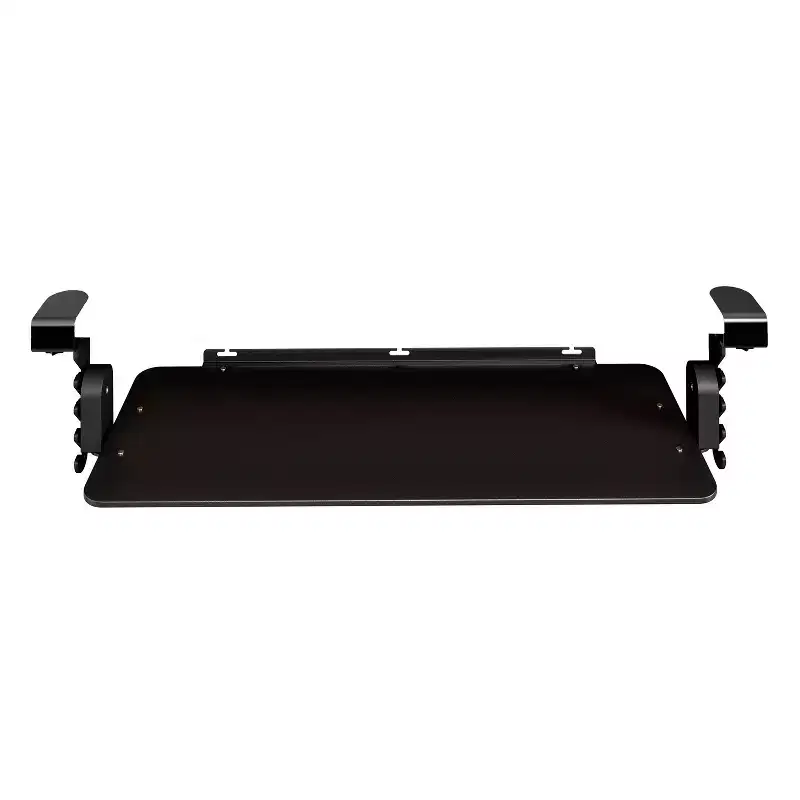 KT4 Clamp-on Under-Desk Slide-Out Ergonomic Keyboard Tray, Black
