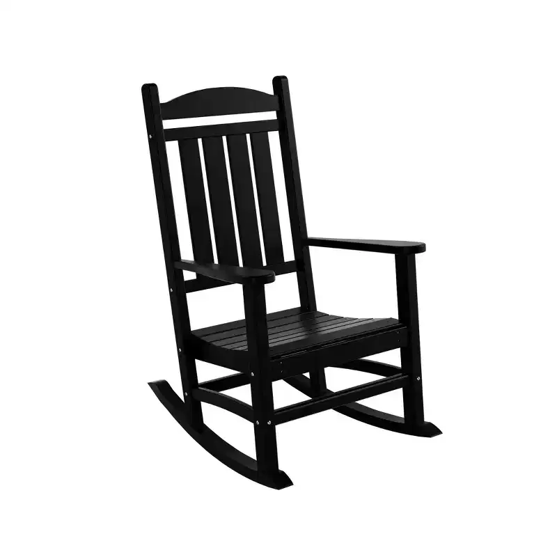 WestinTrends 2-Piece Classic Porch Rocking Chair With Side Table Set