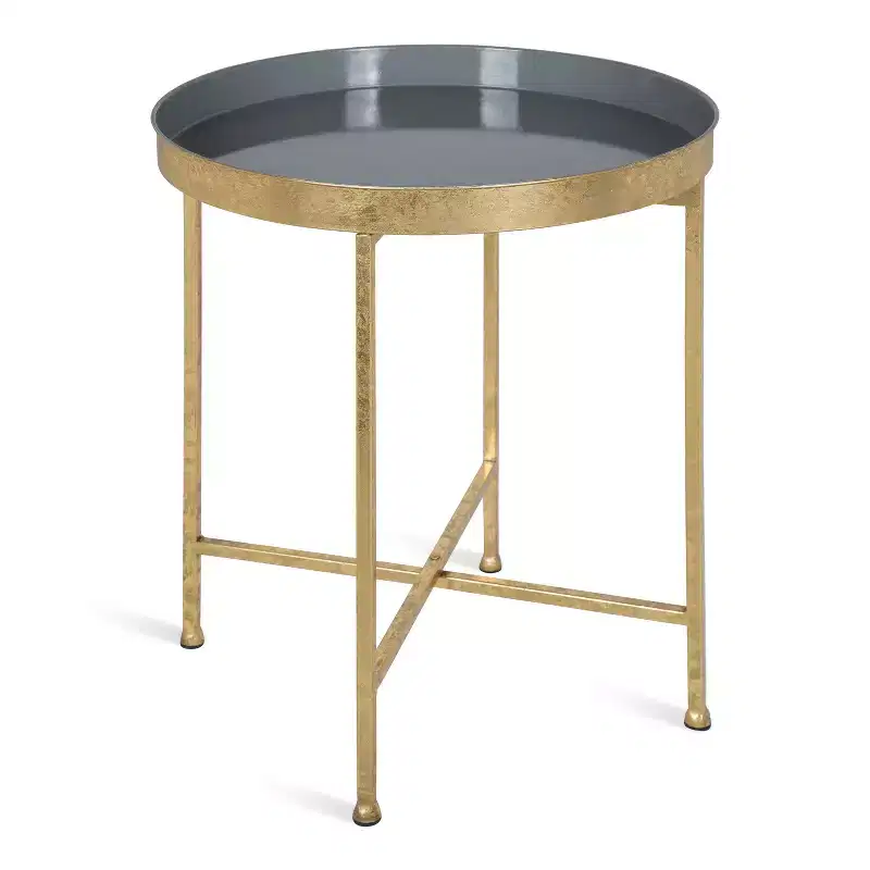 Kate and Laurel Celia Round Metal Side Table