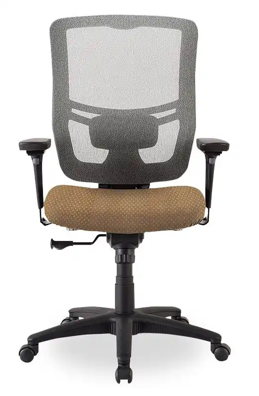 26.4 Office Chair - Beige with Mesh Back