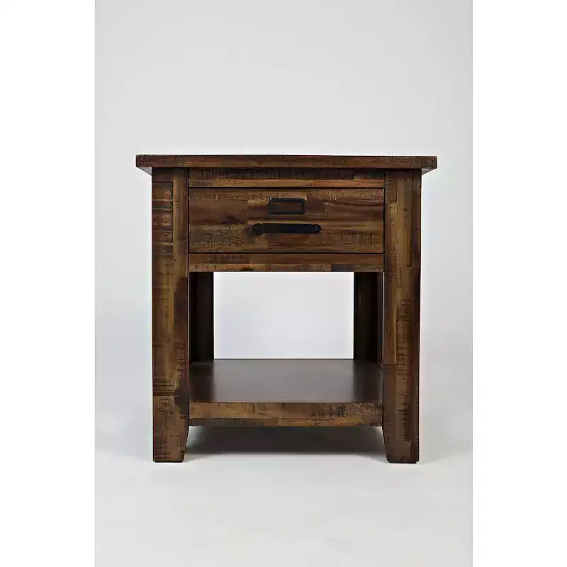 Jofran,Cannon Valley Distressed Industrial End Table