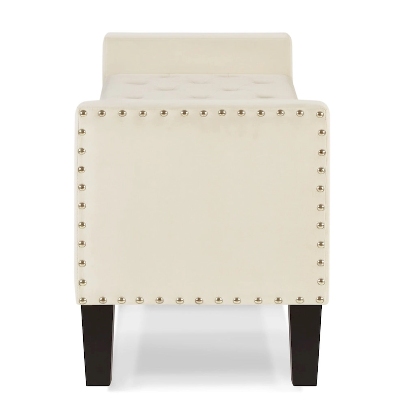 Entryway Living Room Soft Padded Seat with Armrest,Bed Bench