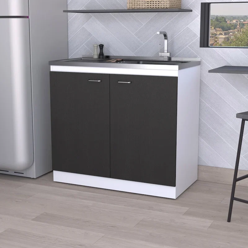 Brookeline Rectangle 2-Door Utility Sink and Cabinet