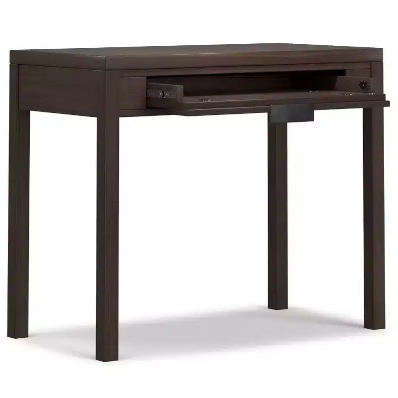 WyndenHall Fabian Small Desk Warm Walnut Brown