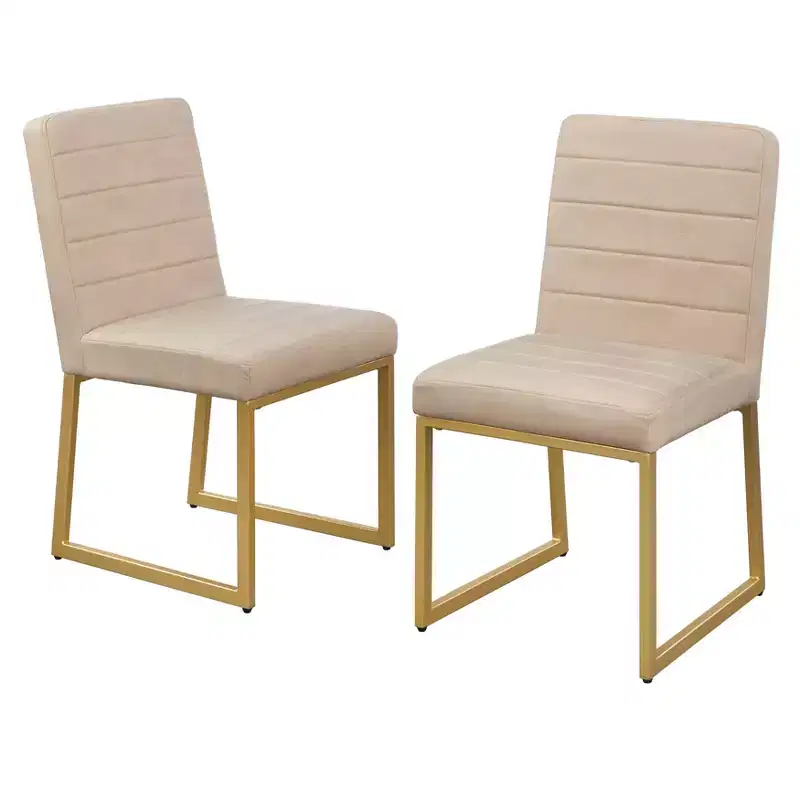 Set of 2 Chantel Upholstered Dining Chairs - Lifestorey