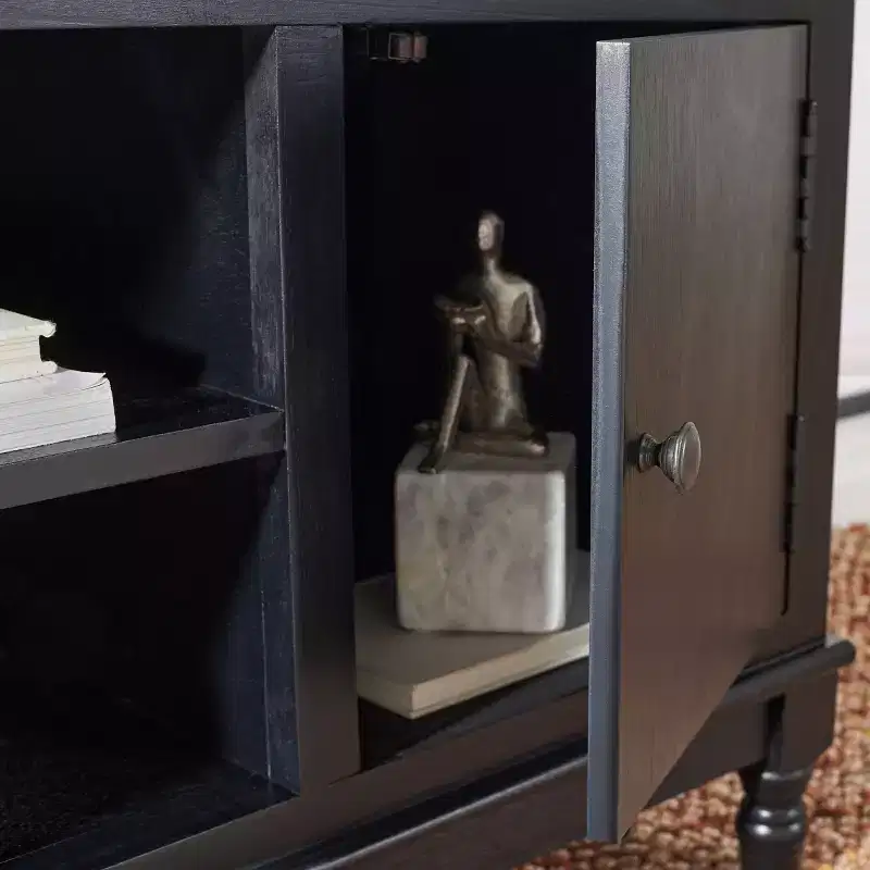 Ozark 2 Door 1 Shelf Media Stand - MED5700 - Safavieh