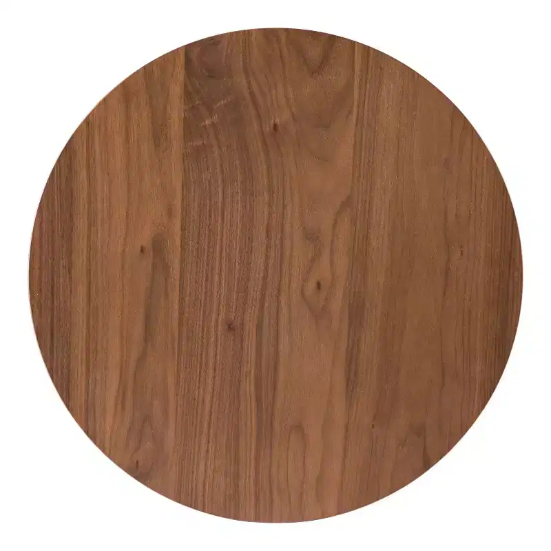 HOMES: Inside + Out 2pc Creekside Mid-Century Modern Accent Table Set with Chair Walnut