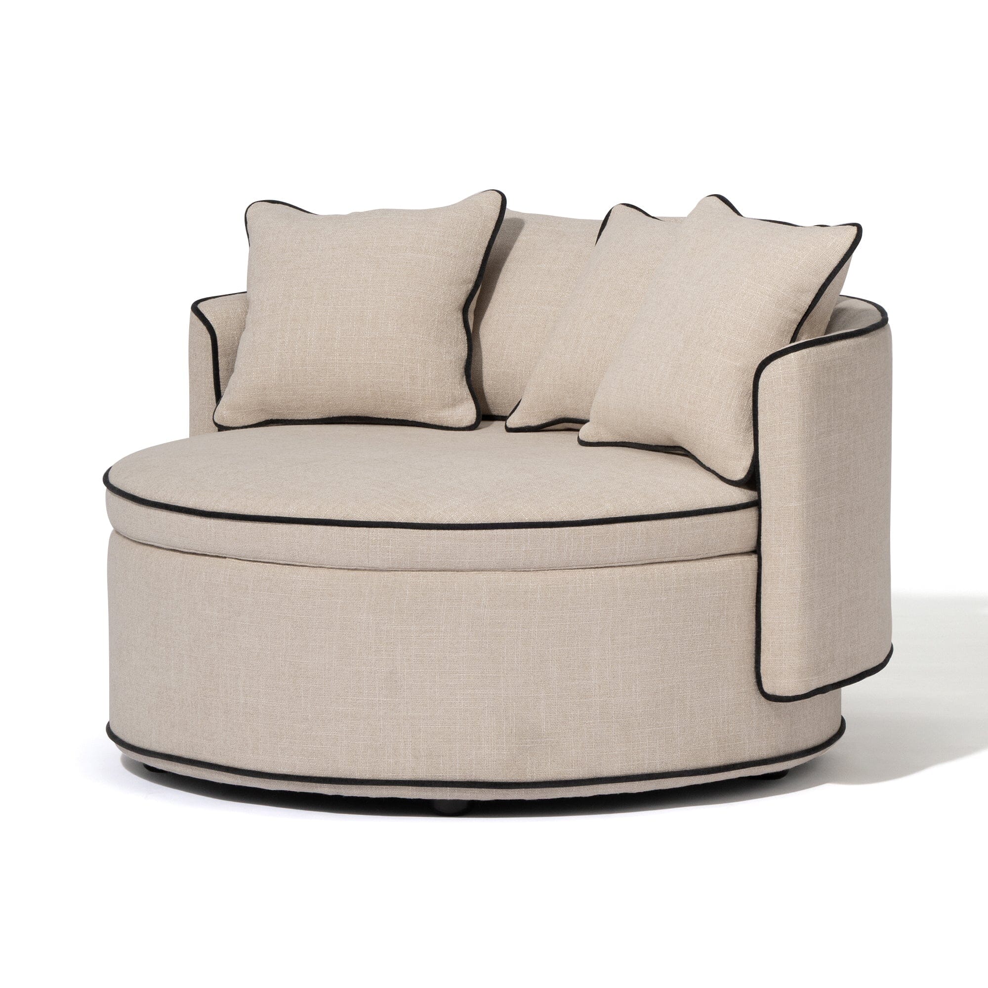 Sofa Round Light Beige