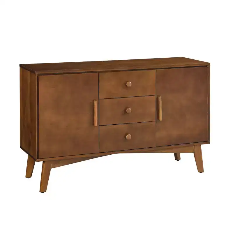 Mid Century Sideboard Buffet Cabinet 47.3, Storage Cabinet with 2 Doors & 3 Drawers for Entryway, Living Room, Dining Room, Kitchen