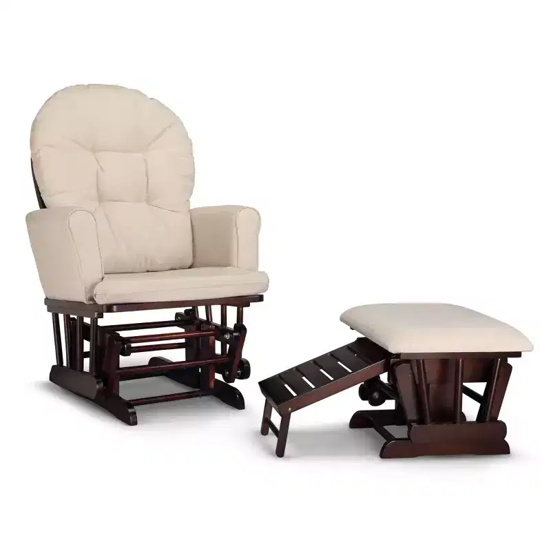 Glider Nursery Rocking Chair and Ottoman