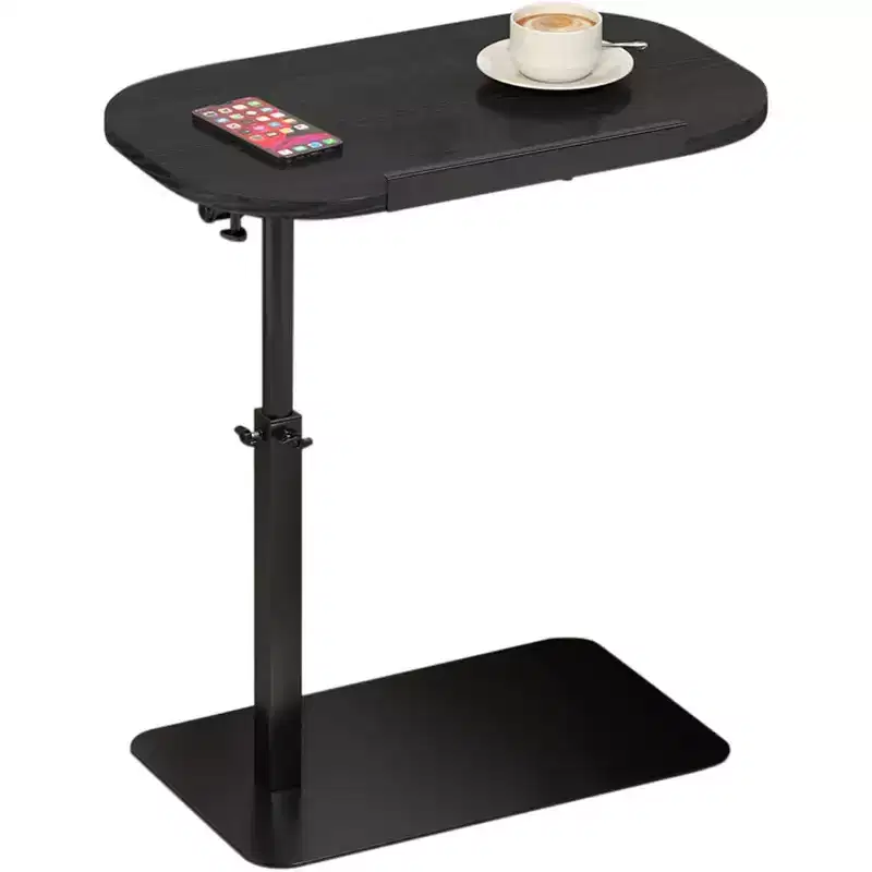 C-Shape Side Table, Height Adjustable 15.7