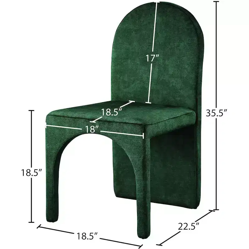 Velvet Dining Side Chair, Set of 2 – Available in 5 Colors
