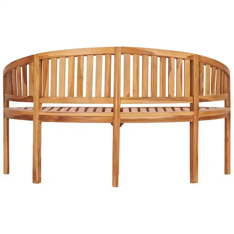 vidaXL Garden Bench Natural Teak Solid Teak Wood Large Durable