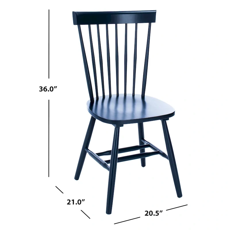 Spindle Back Farmhouse Dining Chair (Set of 2) - 21W x 21D x 36H