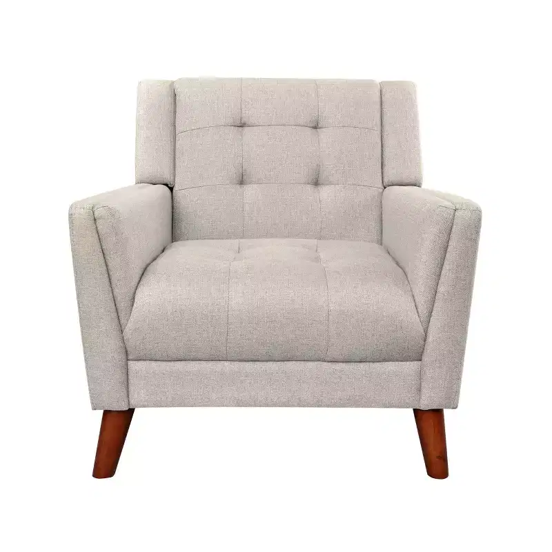 Christopher Knight Home Anvith Mid-Century Modern Tufted Upholstered Club Chair