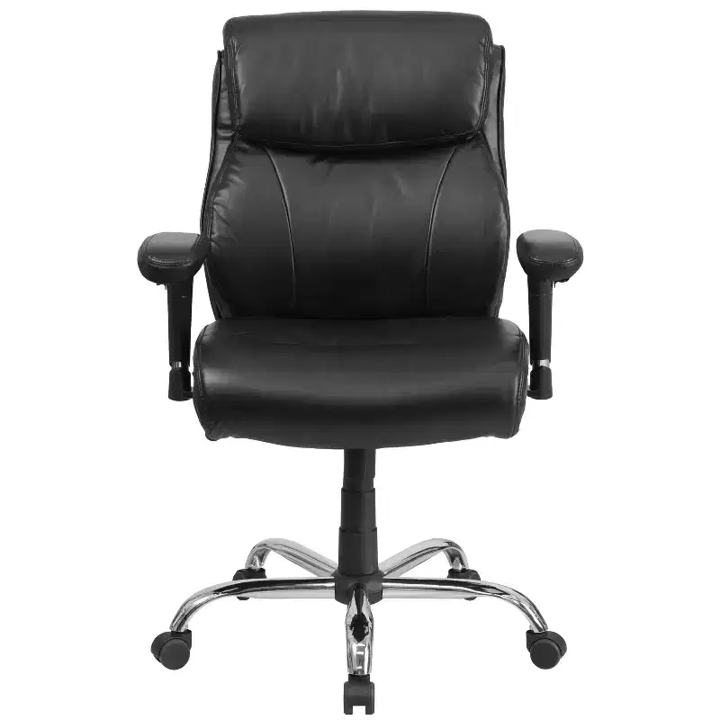 Emma and Oliver 400 lb. Big & Tall Mid-Back Swivel Clean Line Stitch Ergonomic Task Office Chair