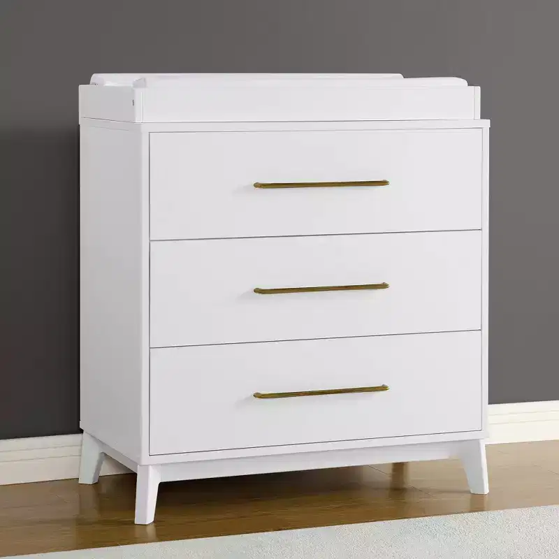 Delta Children Spencer 3 Drawer Dresser with Changing Topper
