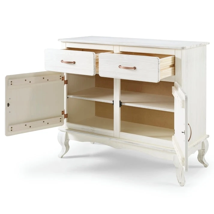Wood Buffet Sideboard Green