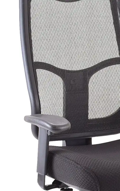 26.8 Office Chair - Black with Mesh Back