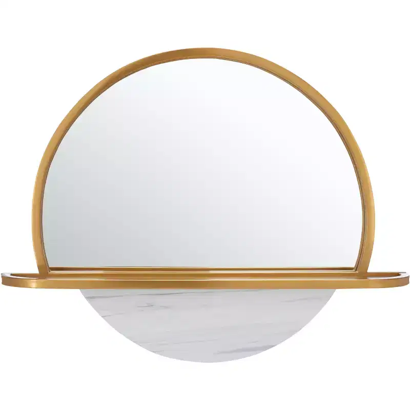 Tsarra Mirror - 35.25 x 28 - MRR3057 - Gold - Safavieh