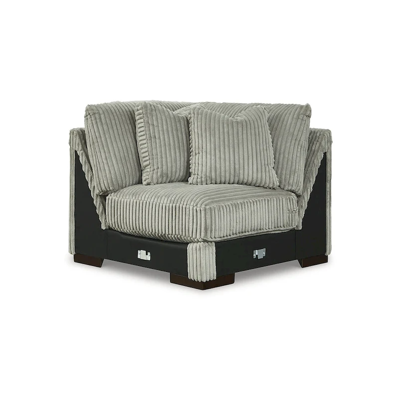 Signature Design by Ashley Lindyn 5-Piece Sectional with Chaise - 133W x 133D x 38H