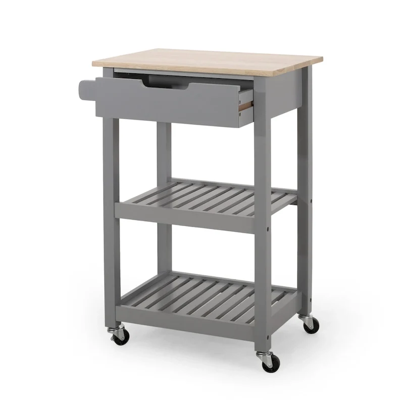 Dade Kitchen Cart with Wheels by Christopher Knight Home