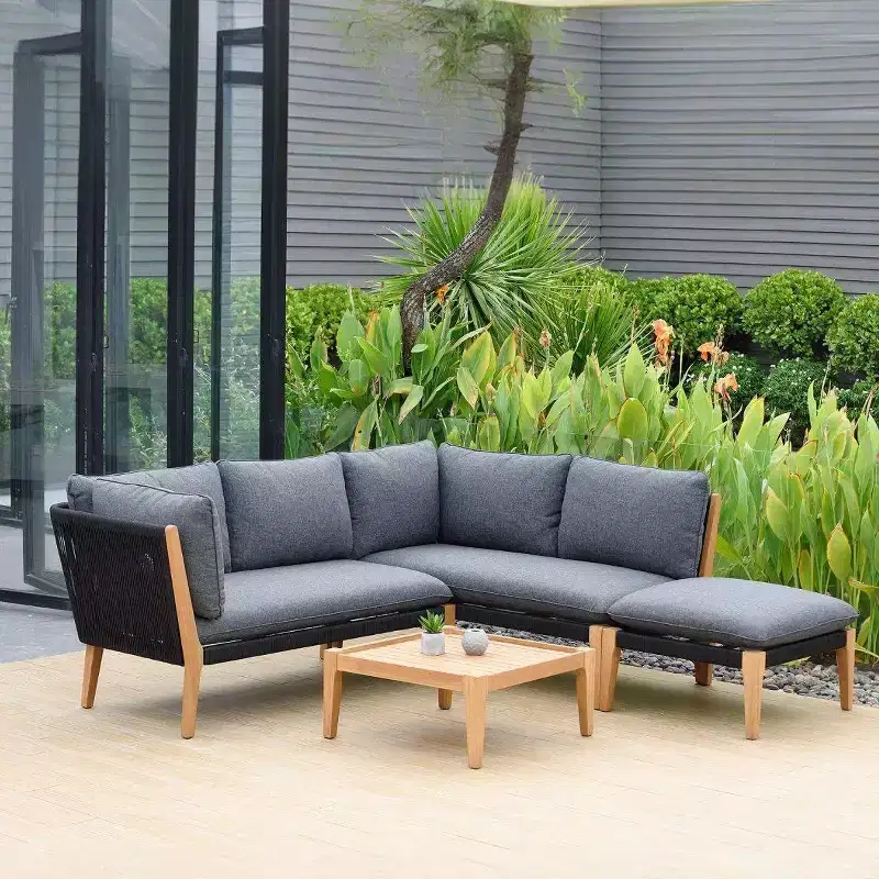 Amazonia 4pc Malibu Outdoor Patio Conversation Set