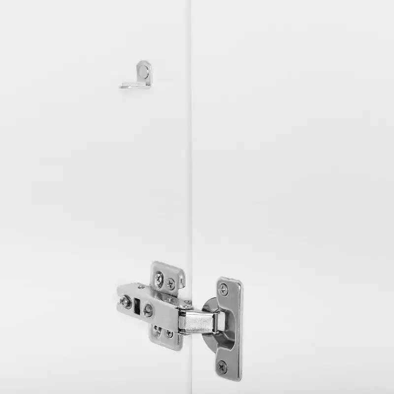 4pc Harper Entryway Set with Bench, Shelf, Hall Tree and Pantry Closet Set White - Crosley