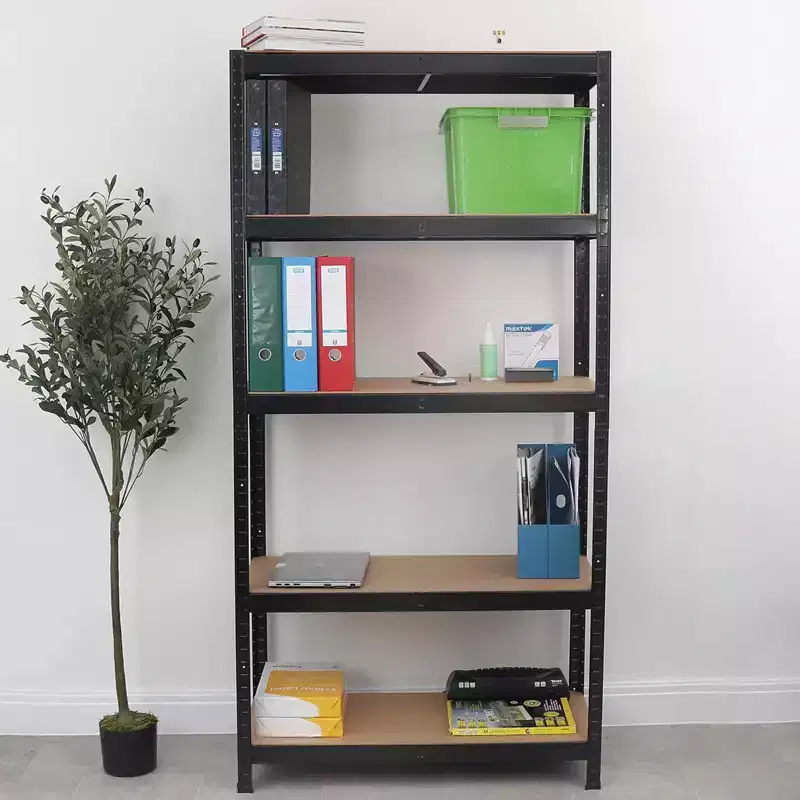 5-Tier Storage Rack, Garage Heavy Duty Metal Storage Shelving, Adjustable 5 Tier Storage Shelves for Kitchen, Basement, Garage 23.6x15.7x47.2in