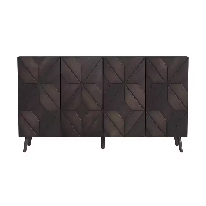 Wilkington Storage Cabinet - Espresso - SEI