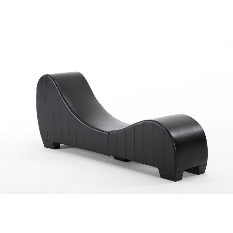 Modern Faux Leather Curved sofa