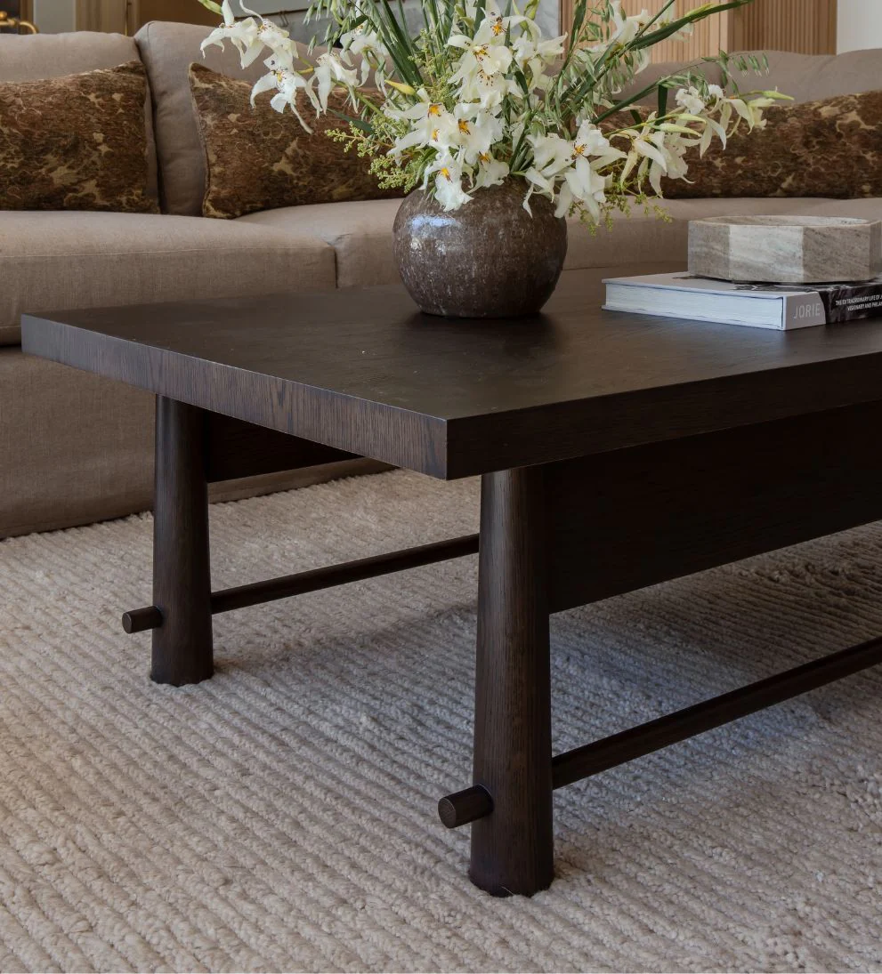 Espresso Coffee Table - Meet the understated star of your living room. - The ?Coffee Table blends clean lines with rustic charm, like