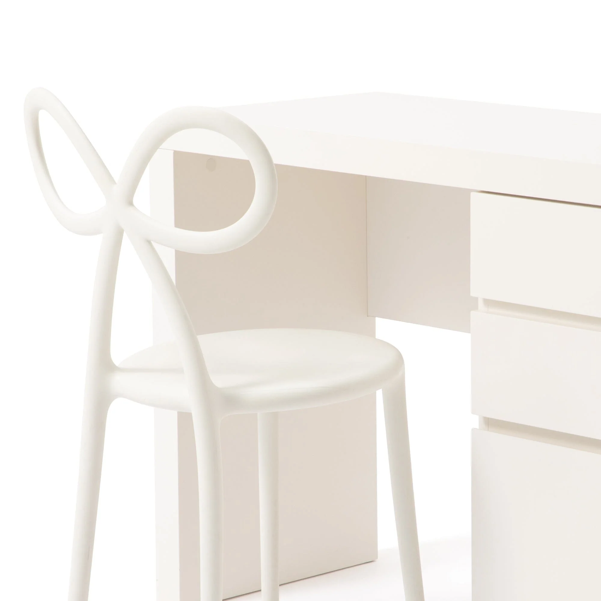 White Vanity Dressing Table with Storage